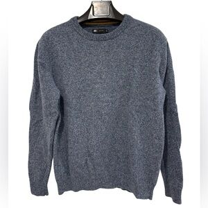Classic Crewneck Sweater in Heather Blue